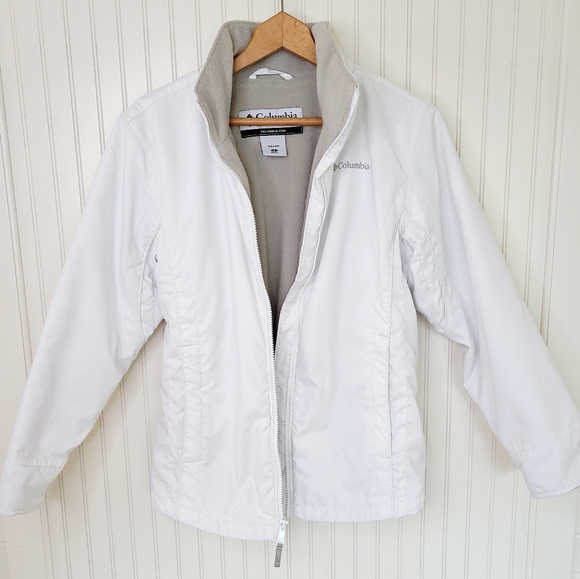 Columbia Jackets & Blazers - Columbia White soft shell jacket!
